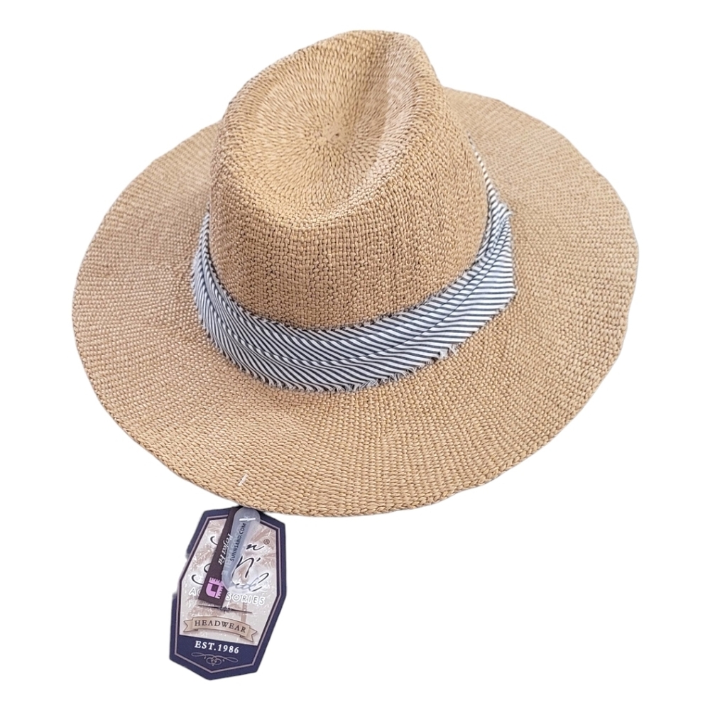 🆑️ CLEARANCE Sun 'N" Sand UPF50+  Women's Paper Straw Safari Hat | HH2451 - Picture 4 of 10